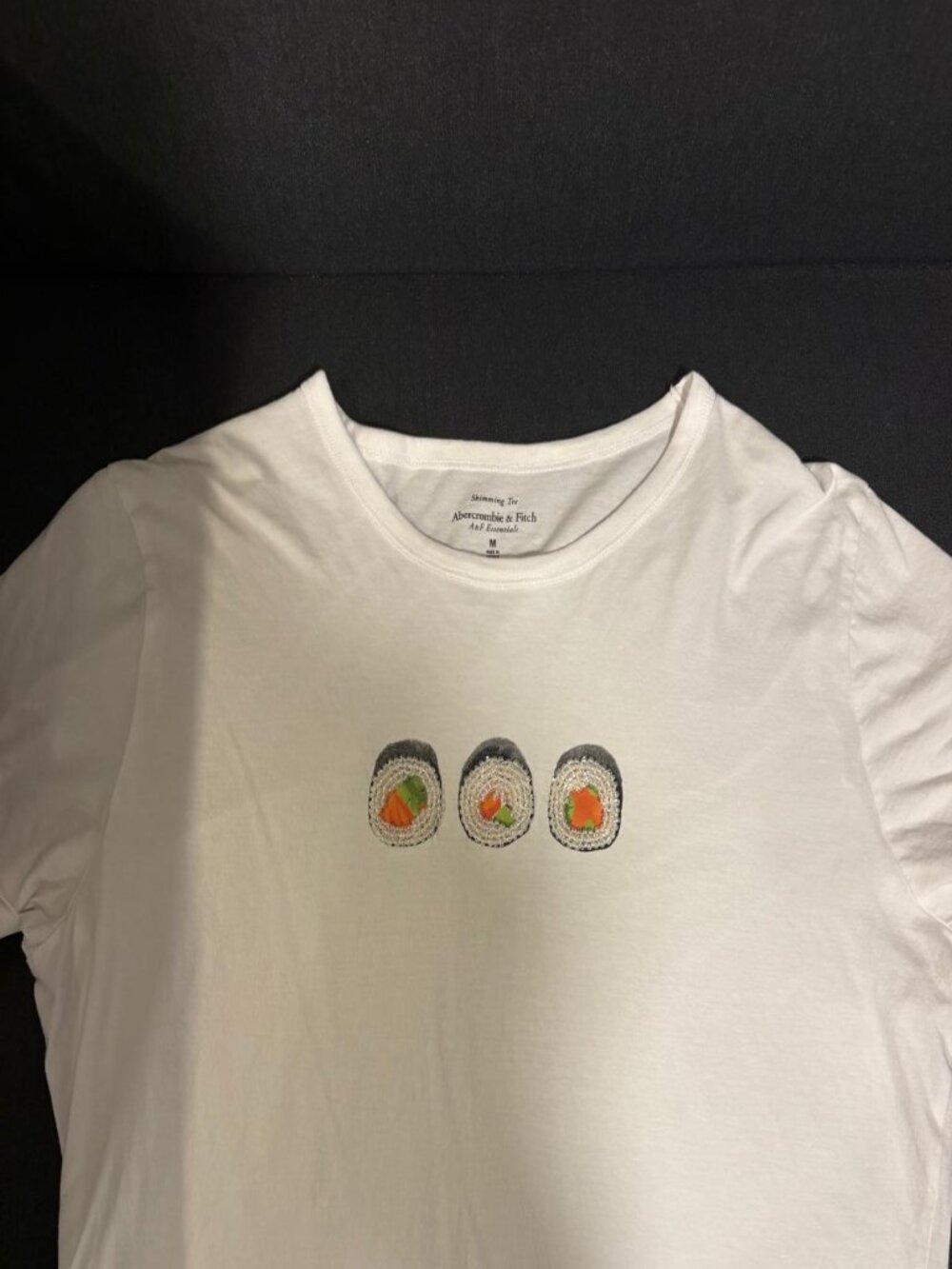 Abercrombie beaded skimming tee